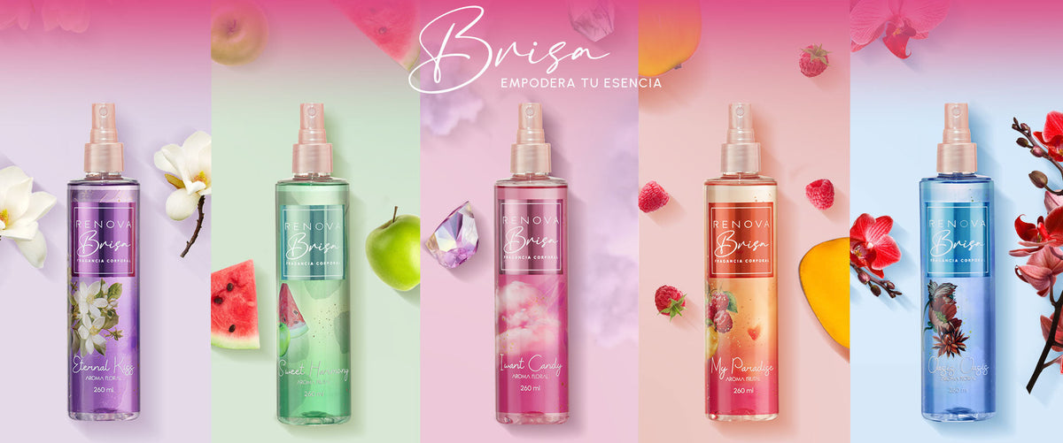Aromas y Personalidades Únicas; descubre tu fragancia BRISA.