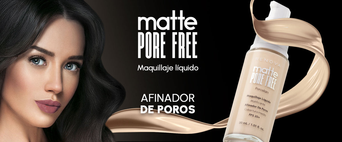 ¡Haz que tu piel se sienta libre con Matte Pore Free Líquido!