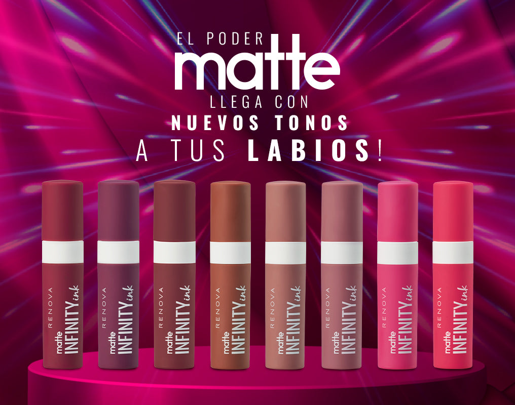 ¿Cuál es tu tono? Descubre tu suerte en labios y destino. Nuevos tonos matte INFINITY INK