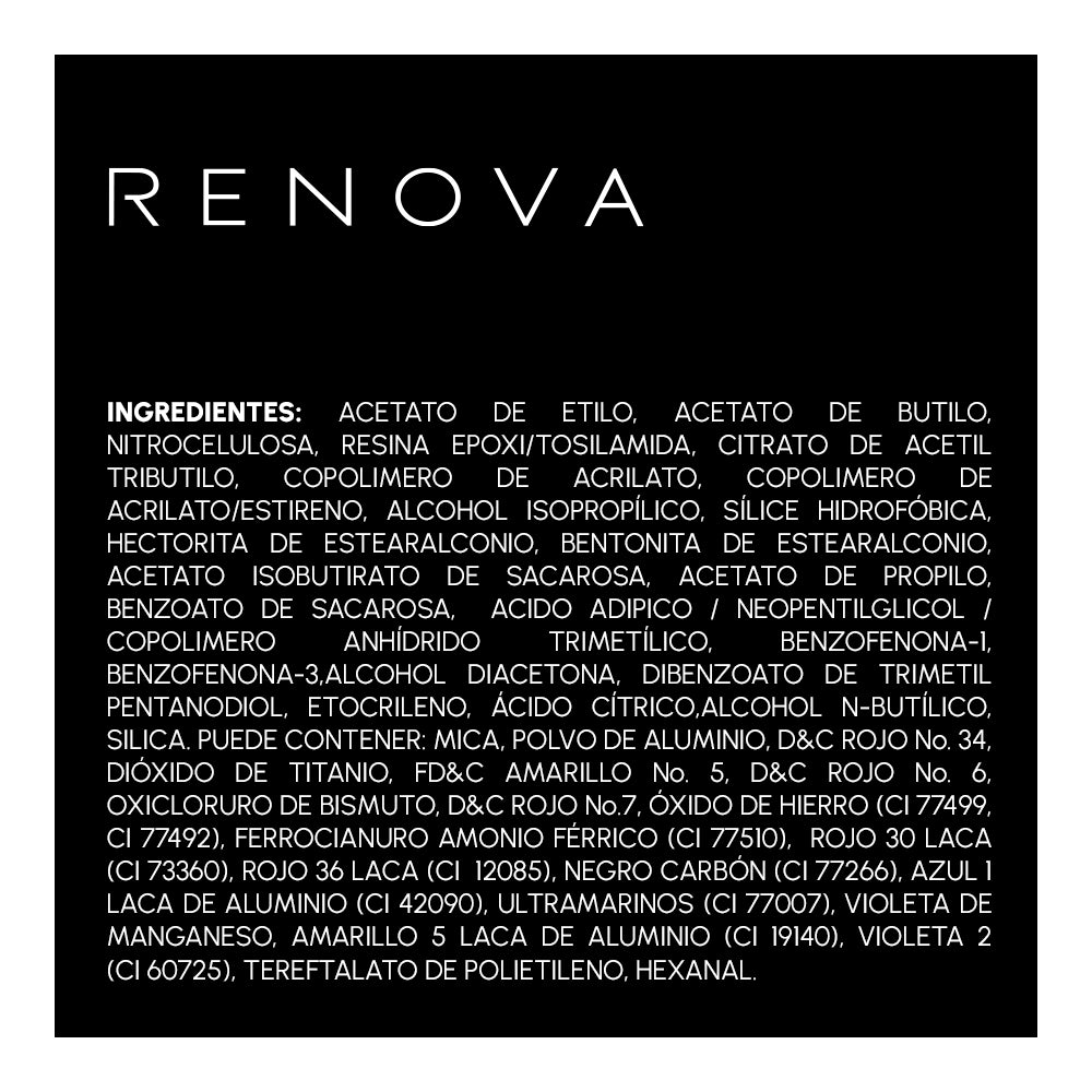 Esmalte Para Uñas Color Nuevos tonos 2026 13ml Renova
