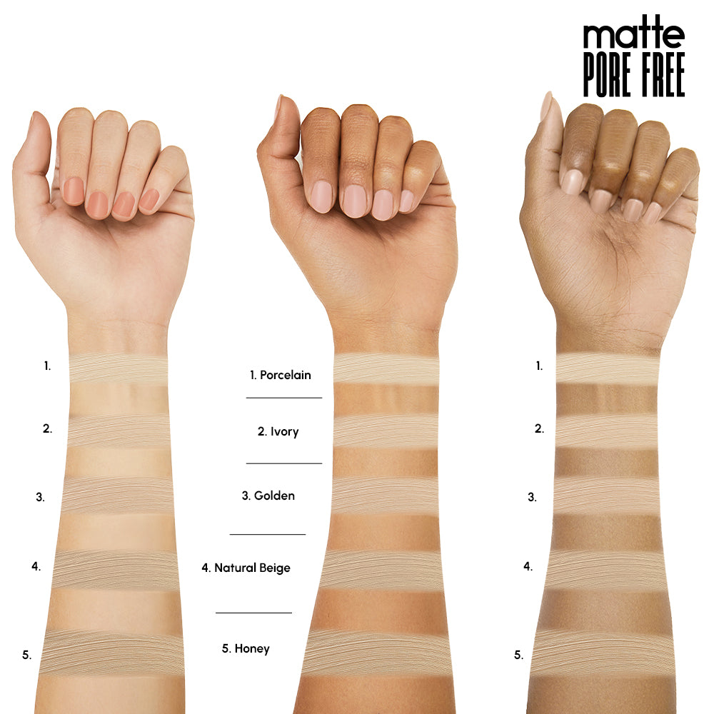 Maquillaje Líquido MATTE PORE FREE