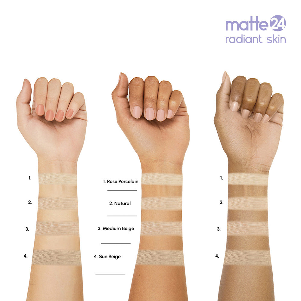 MAQUILLAJE LÍQUIDO MATTE 24 RADIANT SKIN