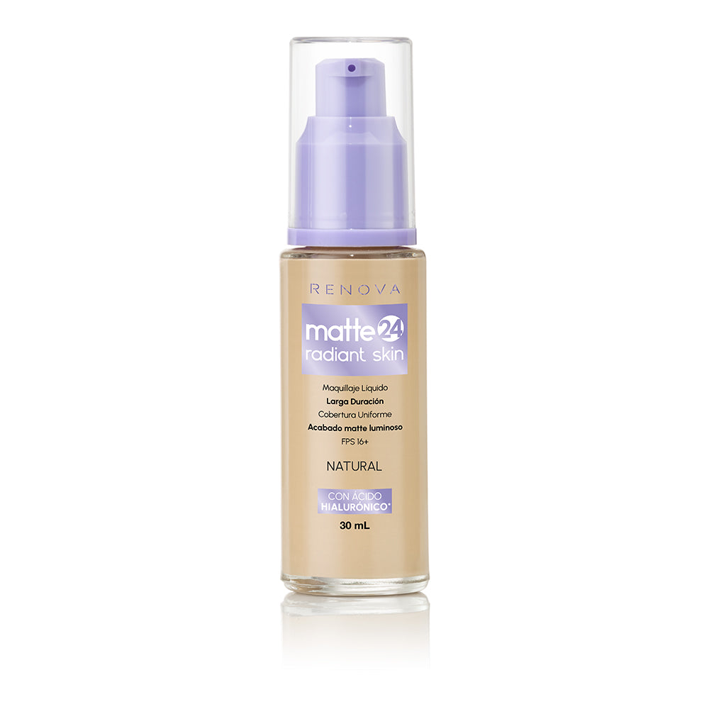 MAQUILLAJE LÍQUIDO MATTE 24 RADIANT SKIN