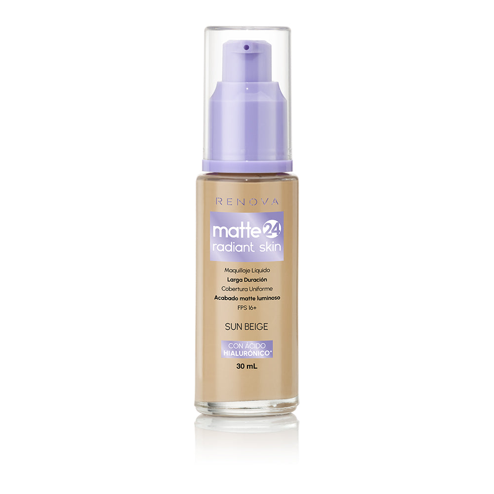 MAQUILLAJE LÍQUIDO MATTE 24 RADIANT SKIN